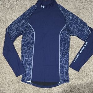 Under Armour Navy and Black ColdGear Top